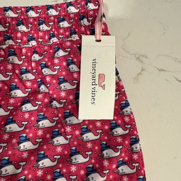 NWT Vineyard Vines holiday girls loungewear pants size XL 16 - Picture 3 of 8